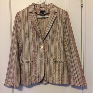 Brocade blazer